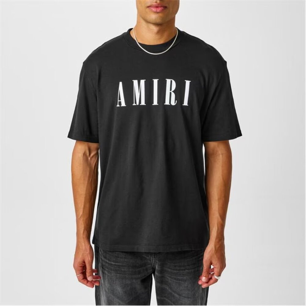 AMIRI Core Logo Graphic Cotton Tee XXL | New with Tags | Black & White